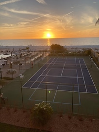 View from our private balcony