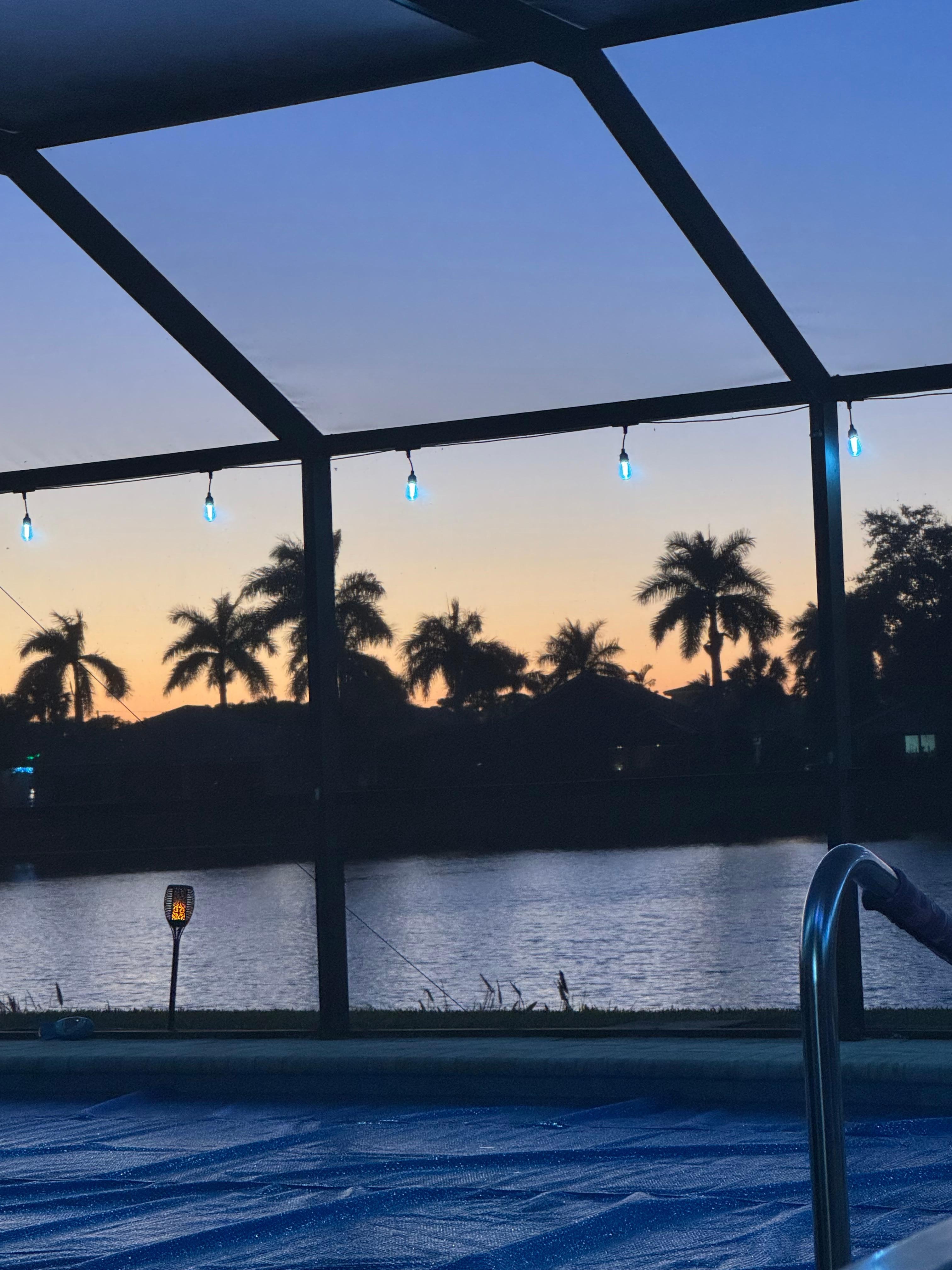 Evenings on the patio