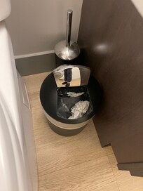 Bathroom trash