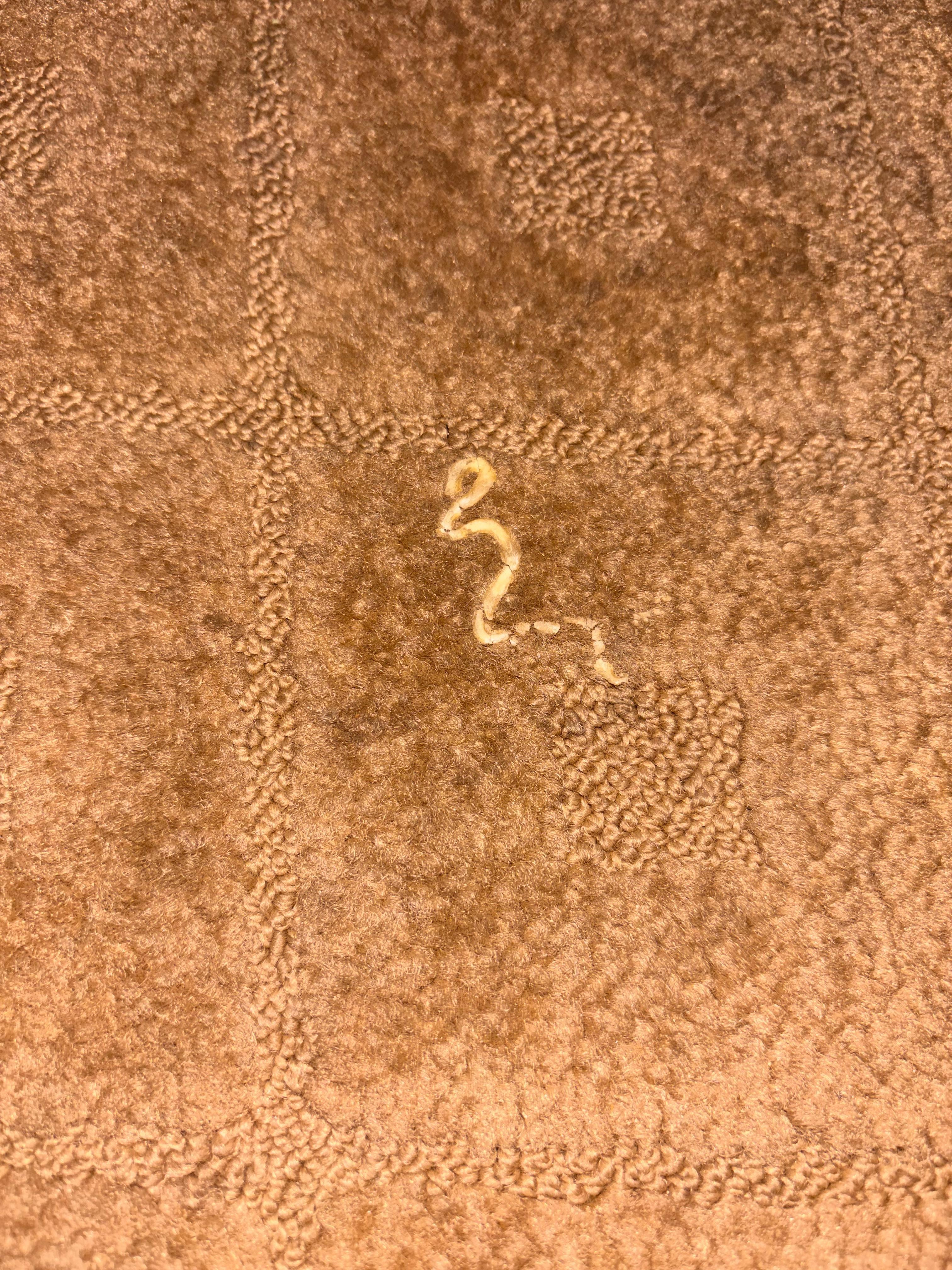 Dried noodle burrowed into the carpet