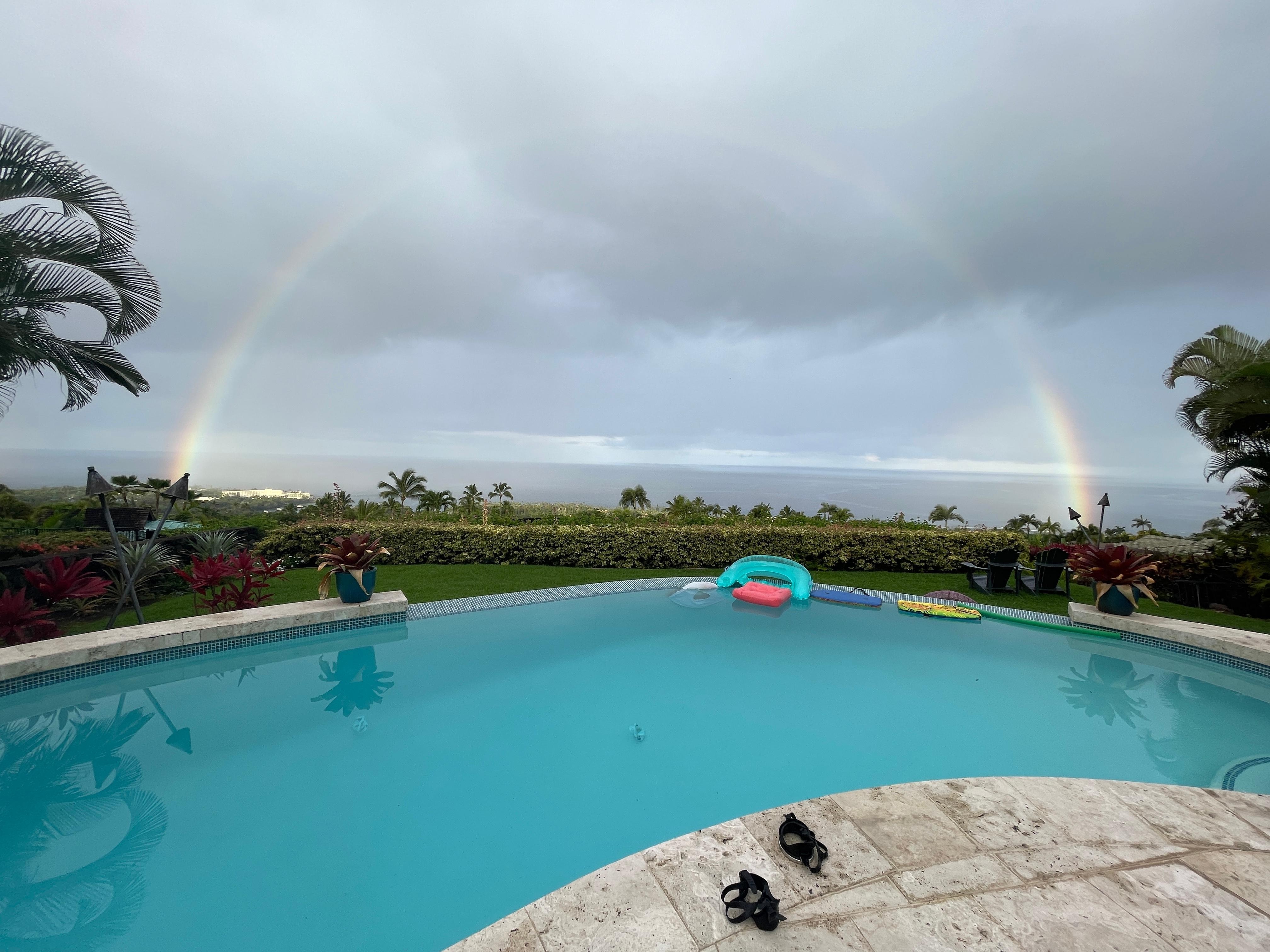 Early morning rainbow!