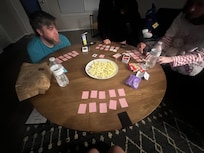 A different selection of board games and card games! And movie snacks as well!