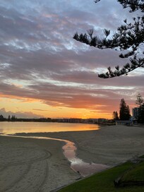 Evening walk to Caloundra