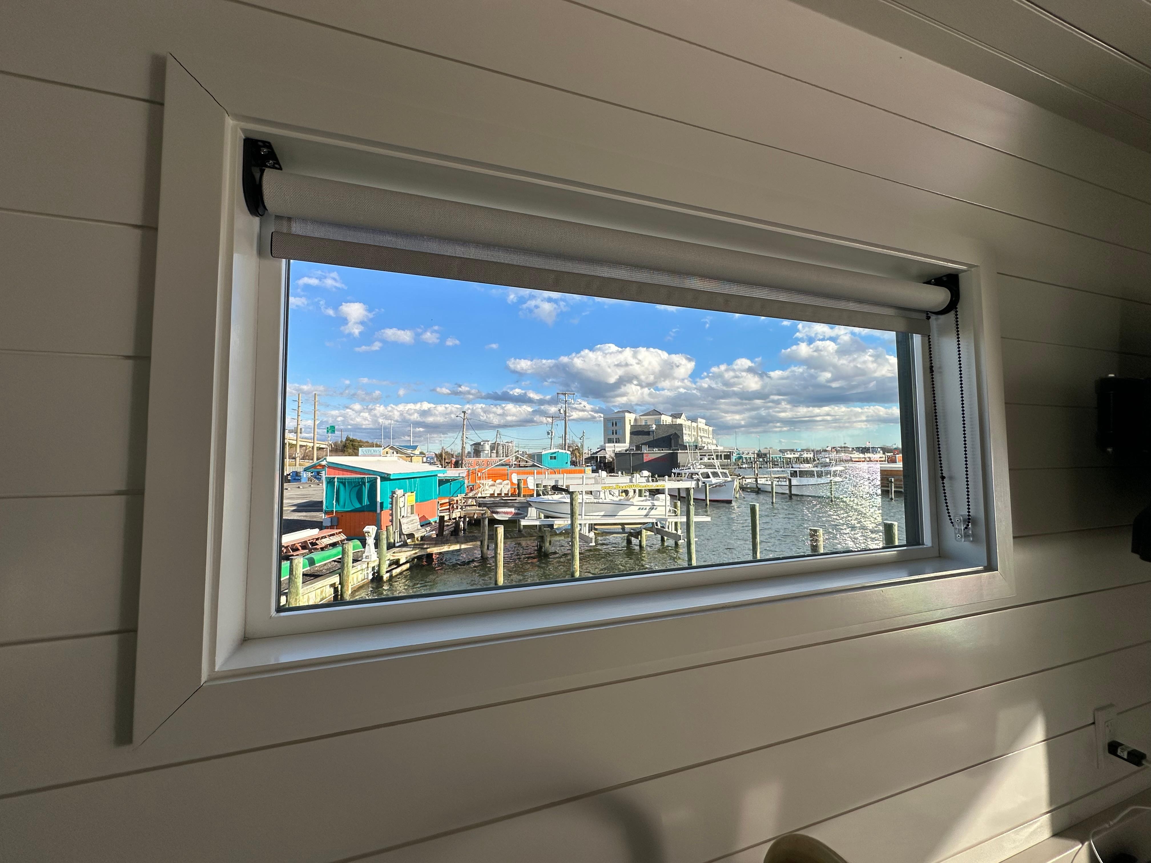 View from bedroom window.