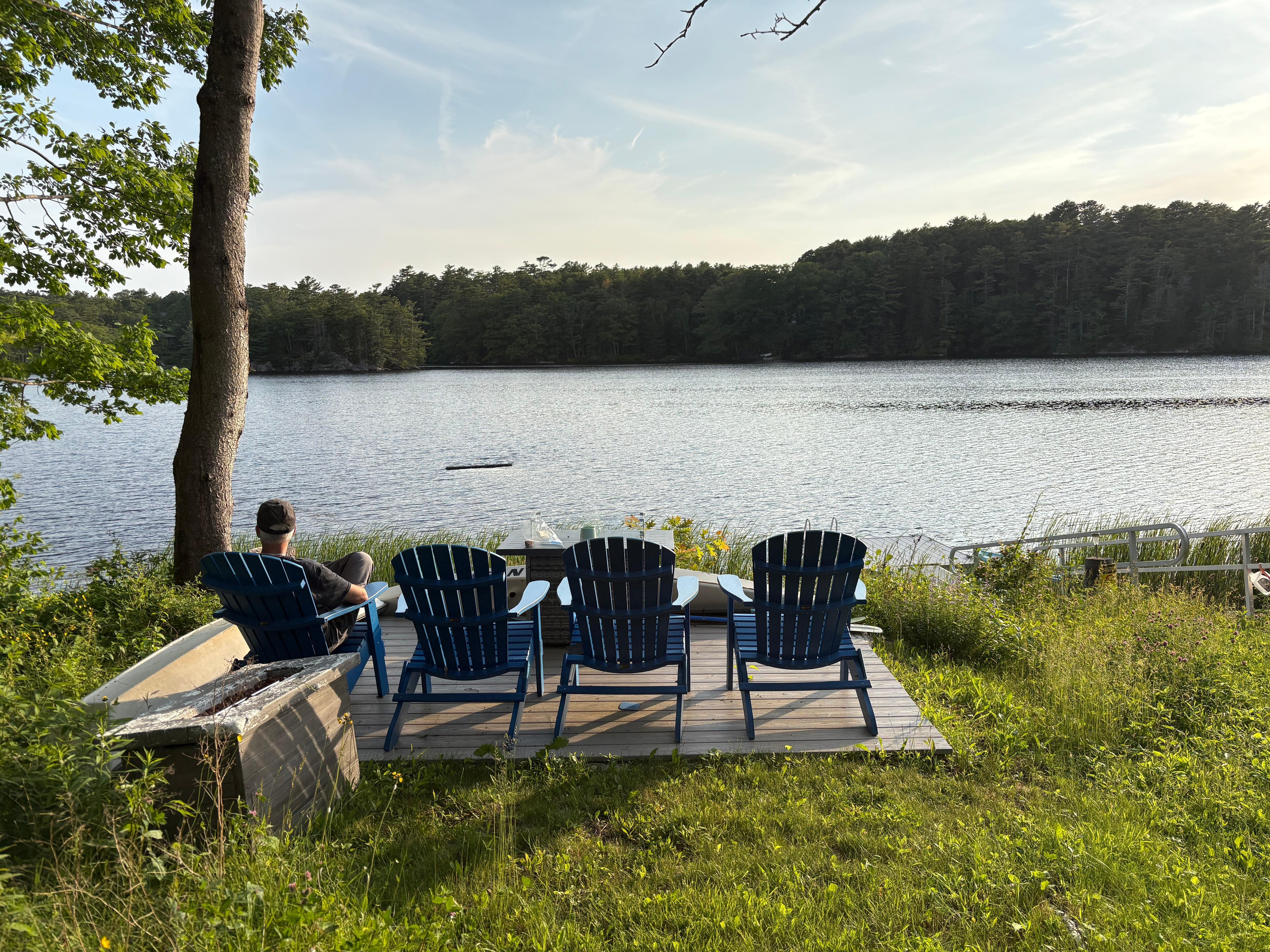 Beautiful lakefront property.