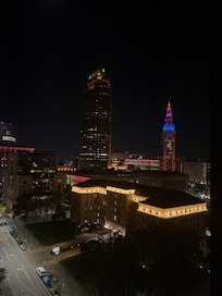 Night view from room