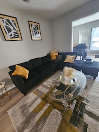 3rd bed located off the living room with no doors