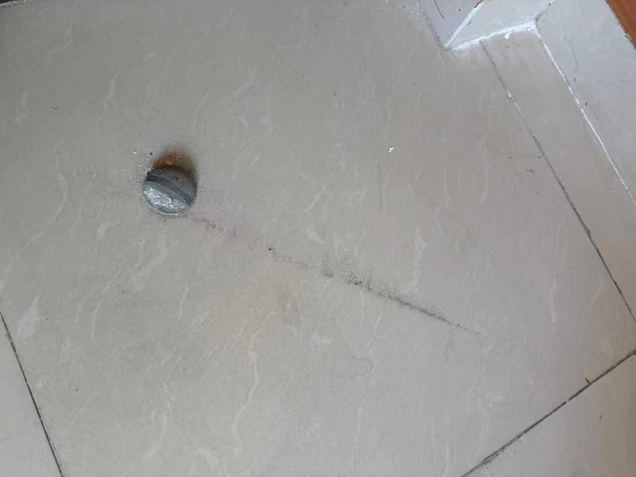 dirty marks on the floor