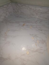 Burns and peeling counters