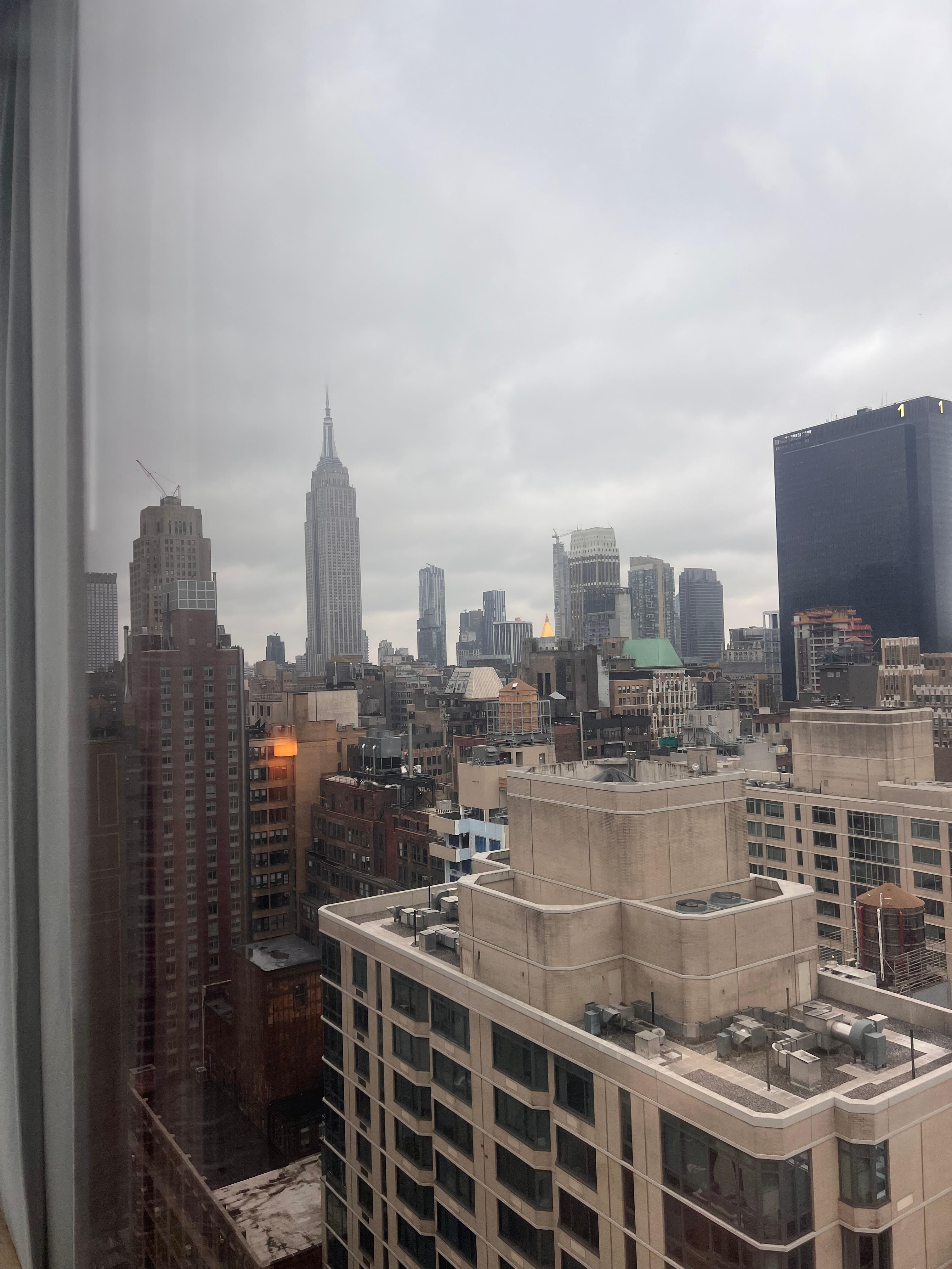View from room window 