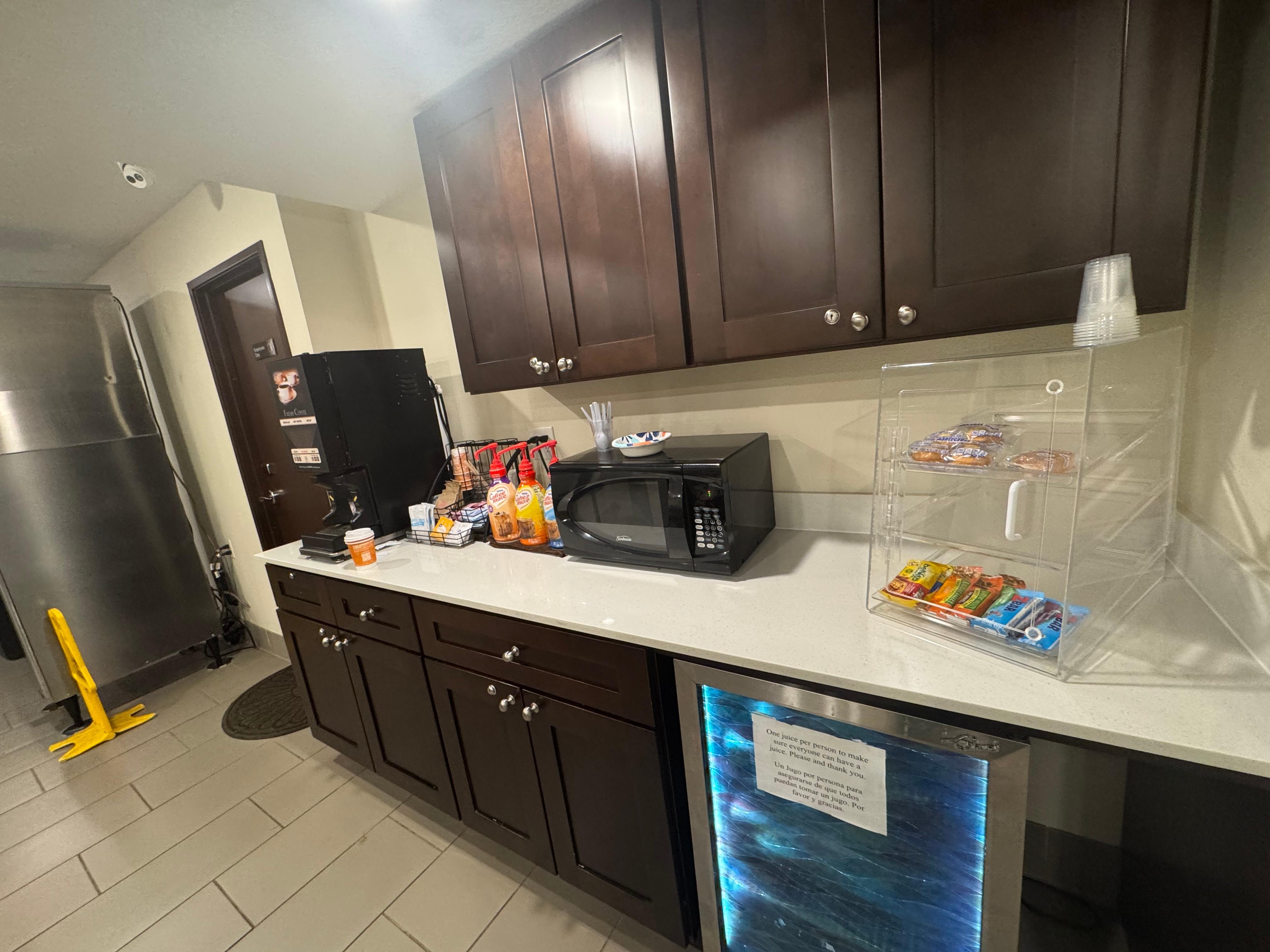 This is the extent of breakfast