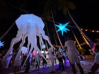 White beach party on Saturday