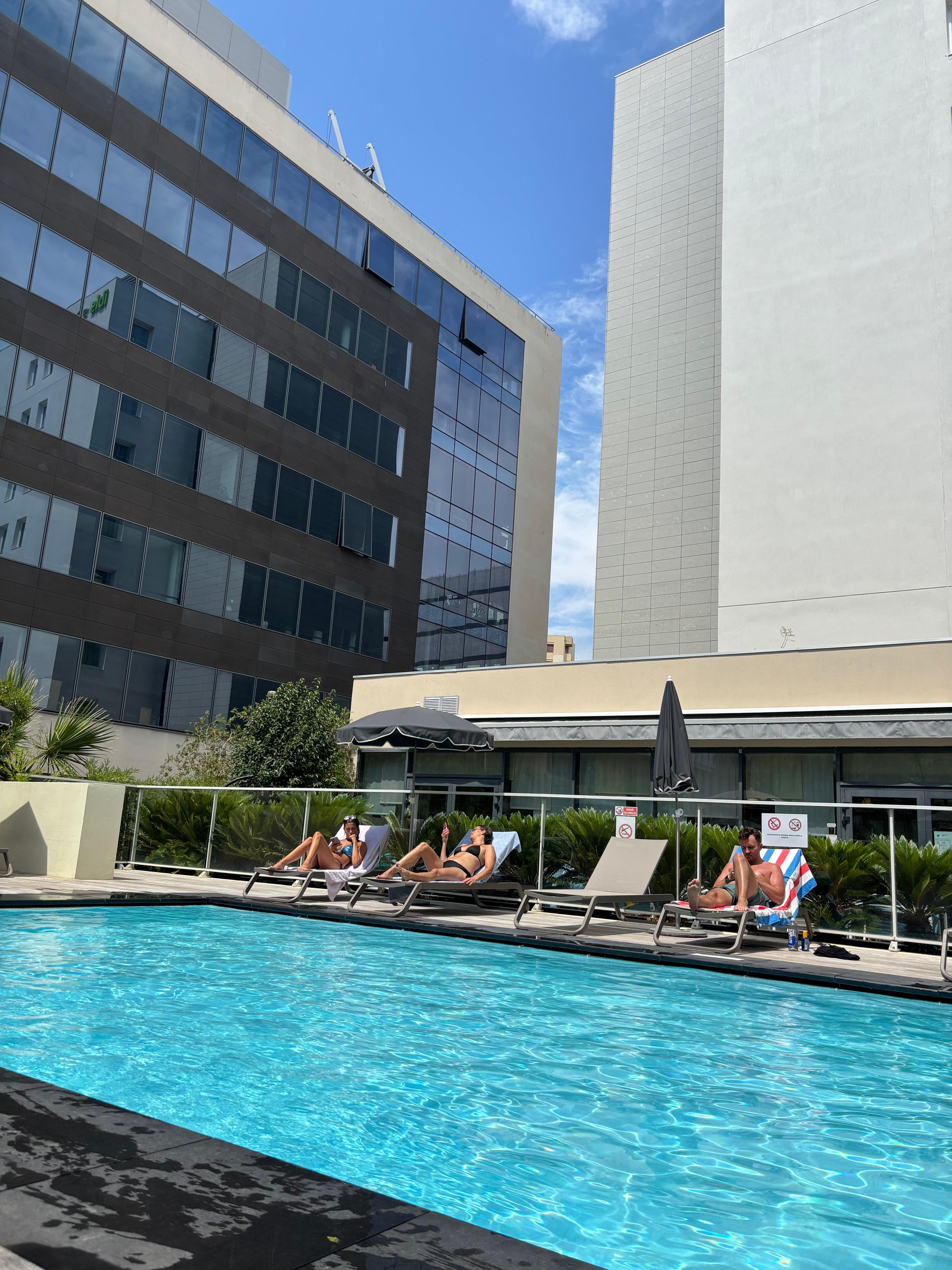 Piscine de l’hôtel