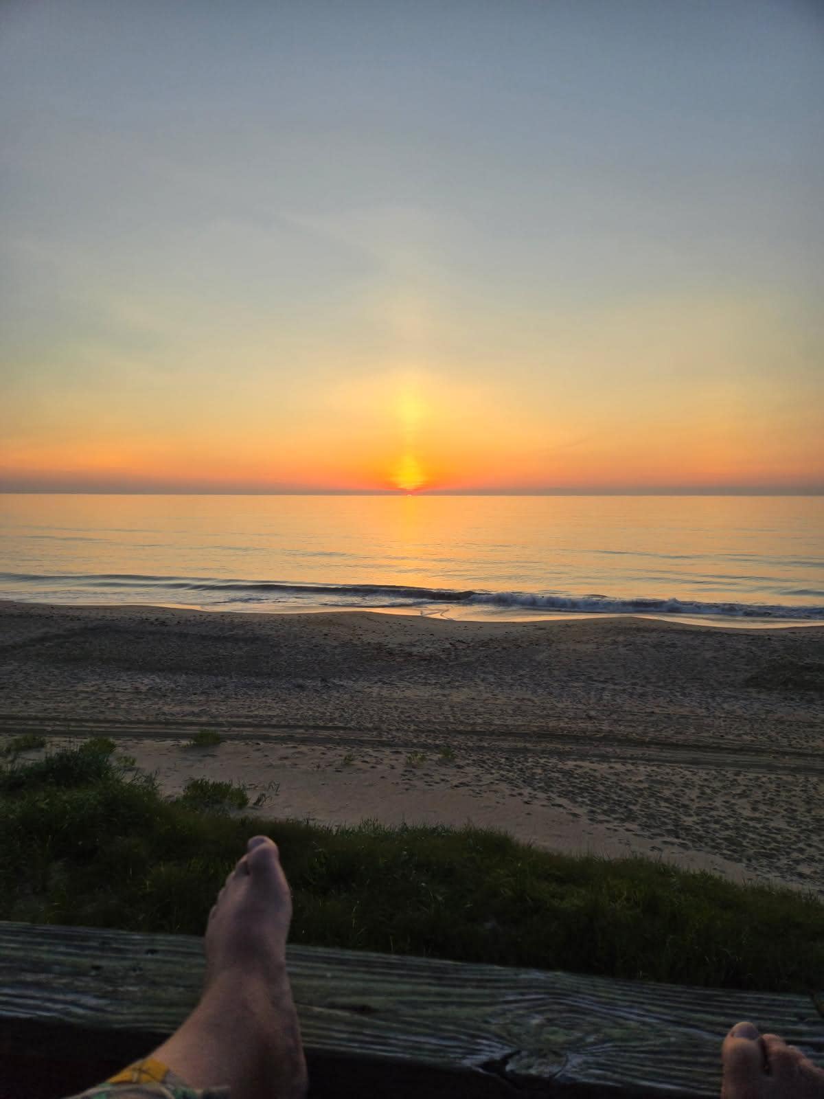 Sunrise view from the deck!