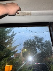 Stains and Broken Window/Glass (First Room).