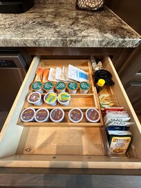 Awesome variety of K-cups & hot teas