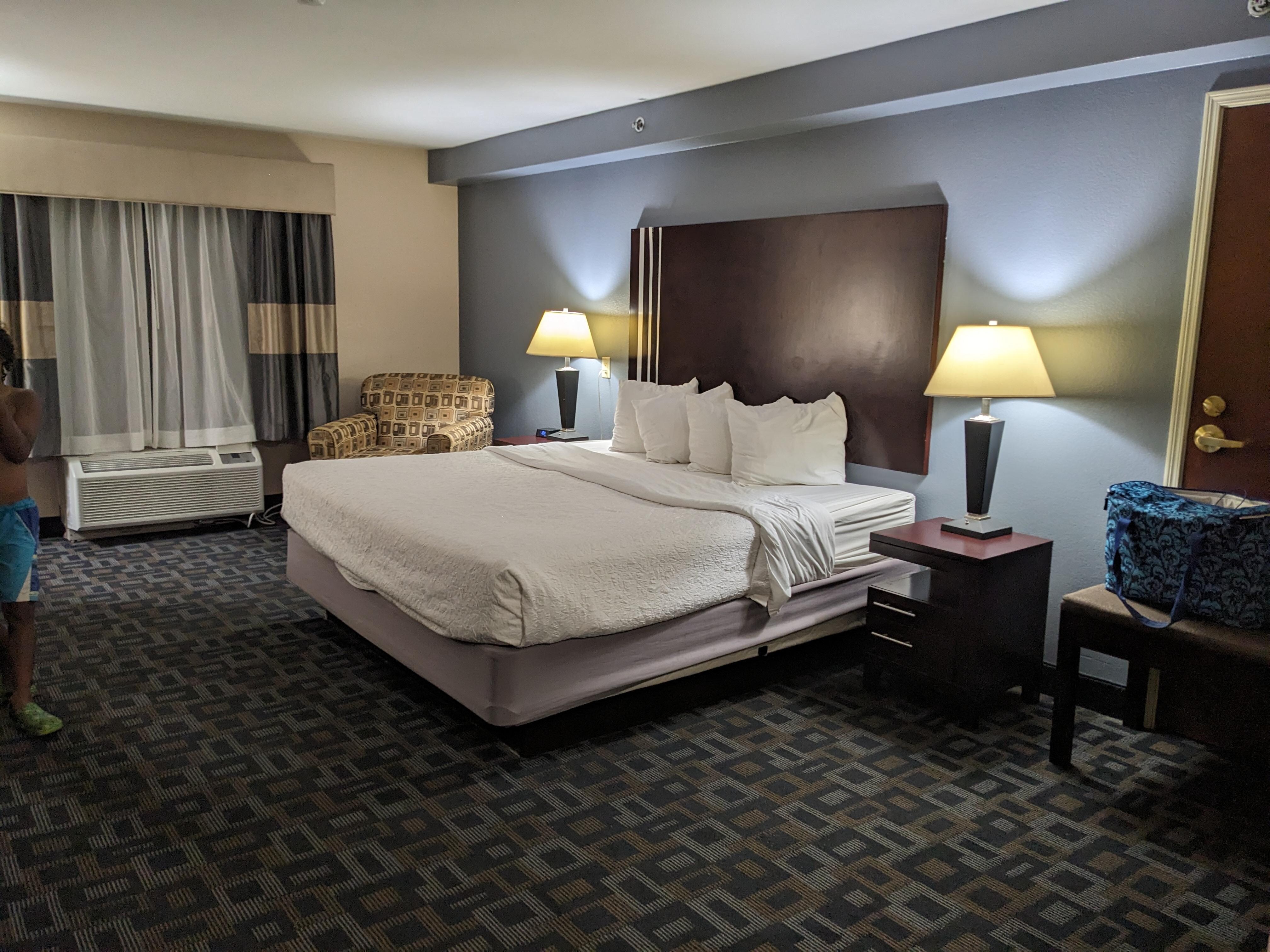 The picture doesn't do it justice - the room was delightfully spacious!