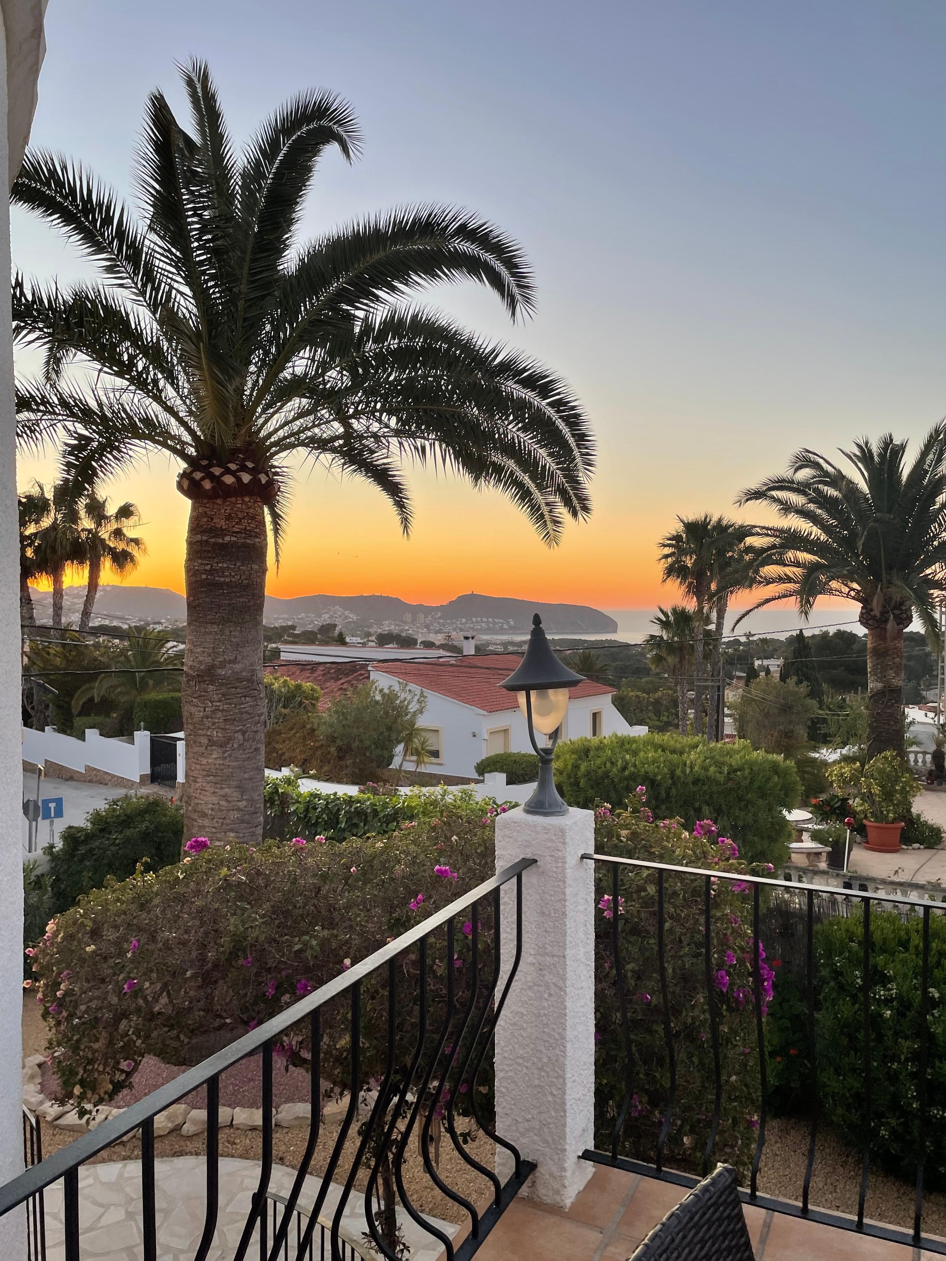 View across in the evening 