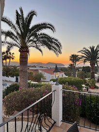 View across in the evening