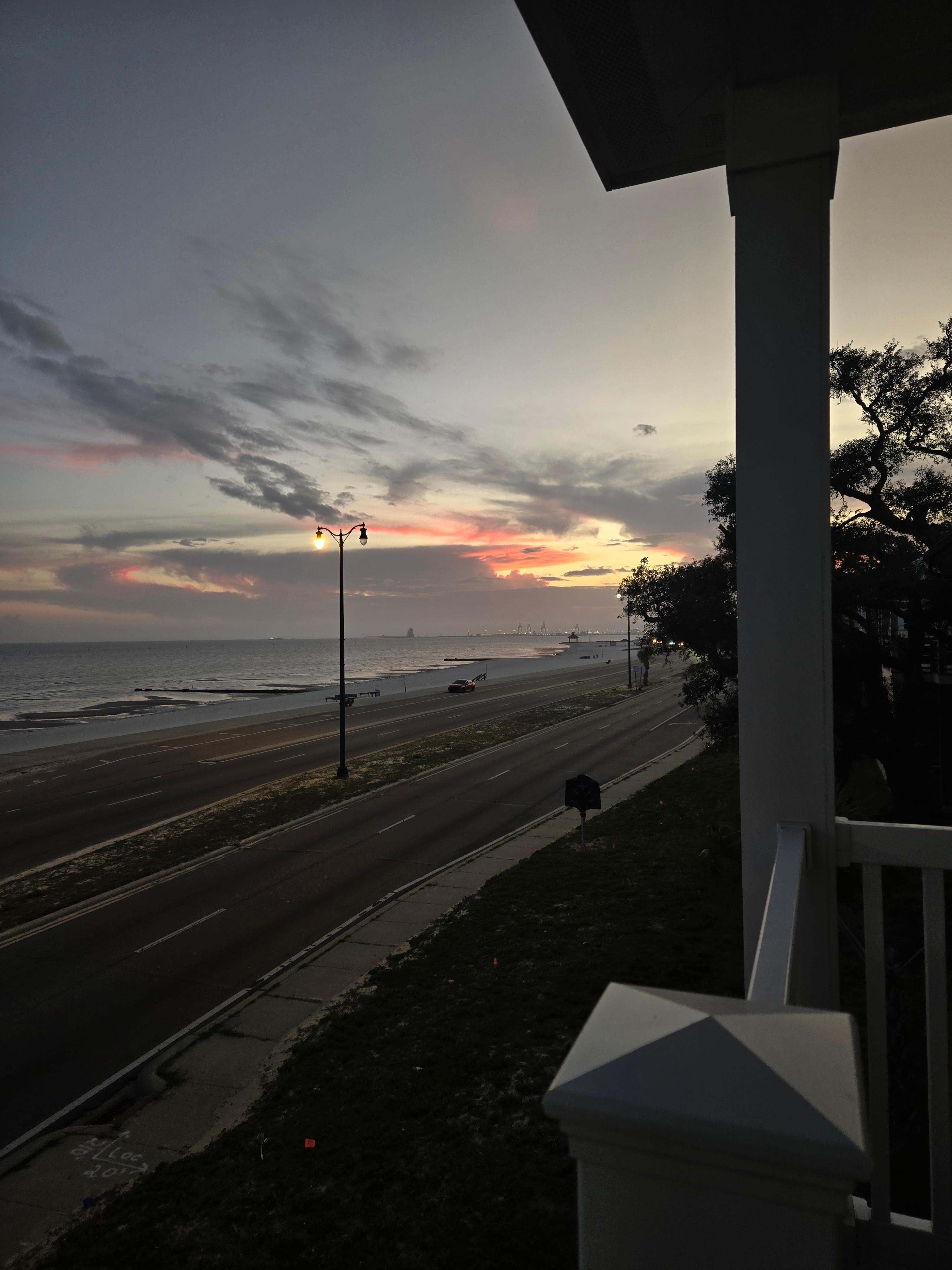 Sunset from balcony 