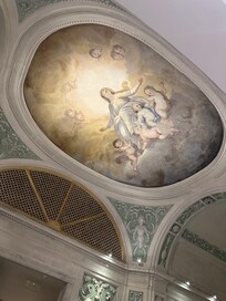 Beautiful fresque on our floor
