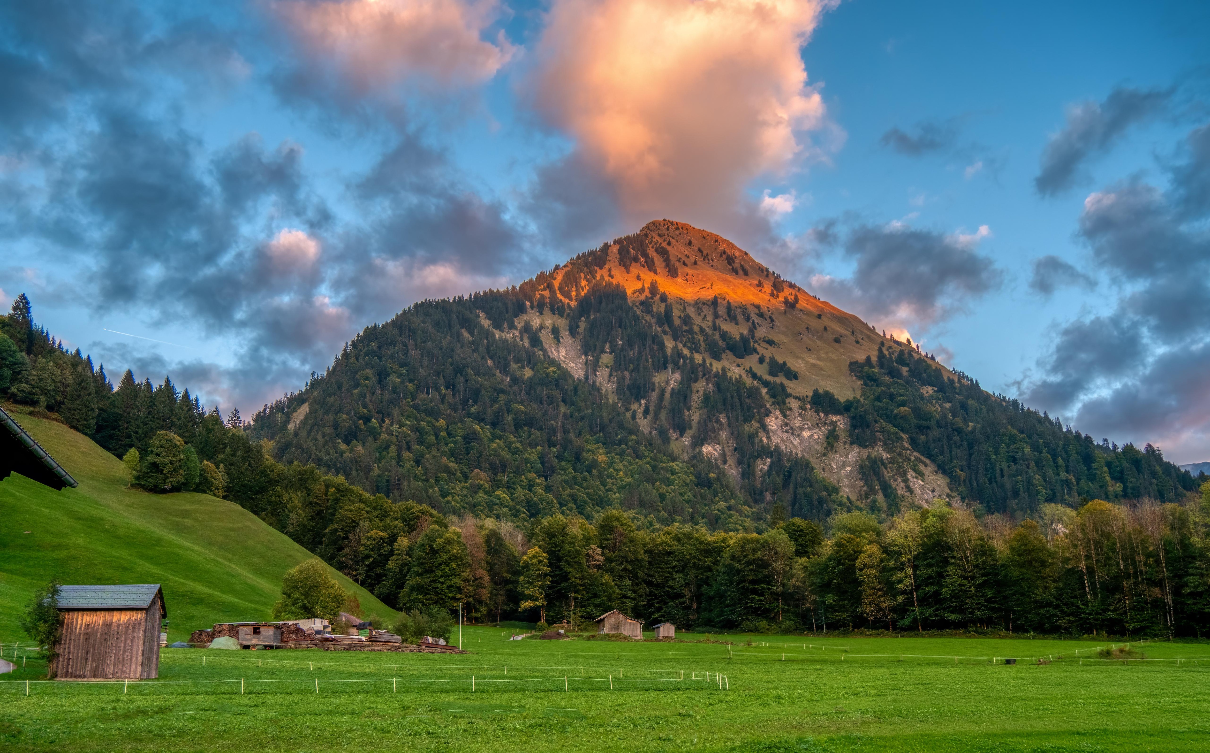 Blick von der Auffahrt zur Ferienwohnung