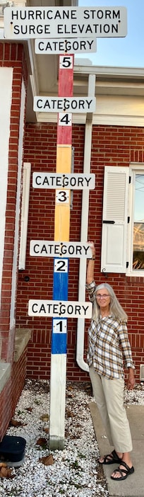 Storm surge reminder at city hall