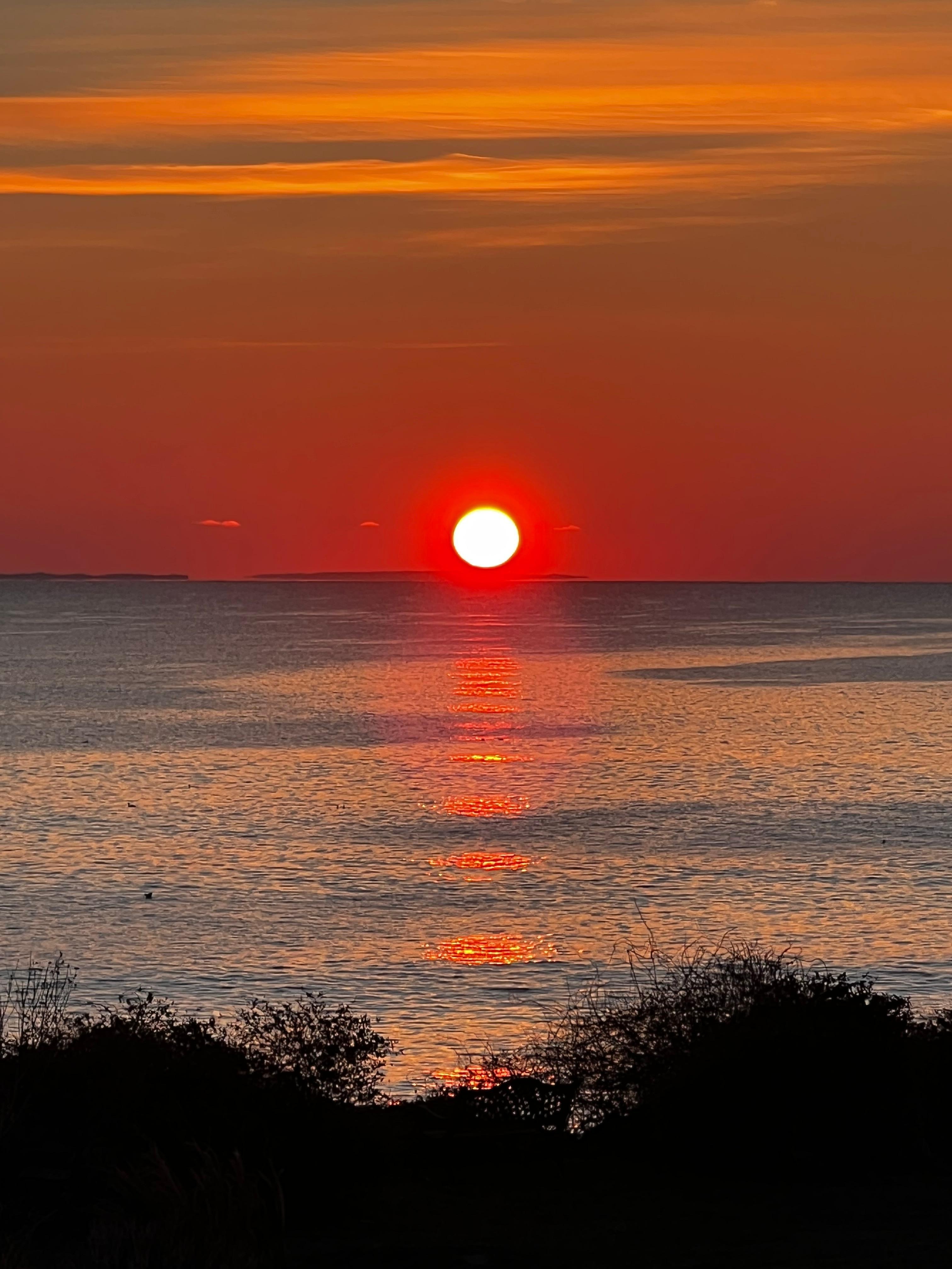 The sunrises were amazing! 