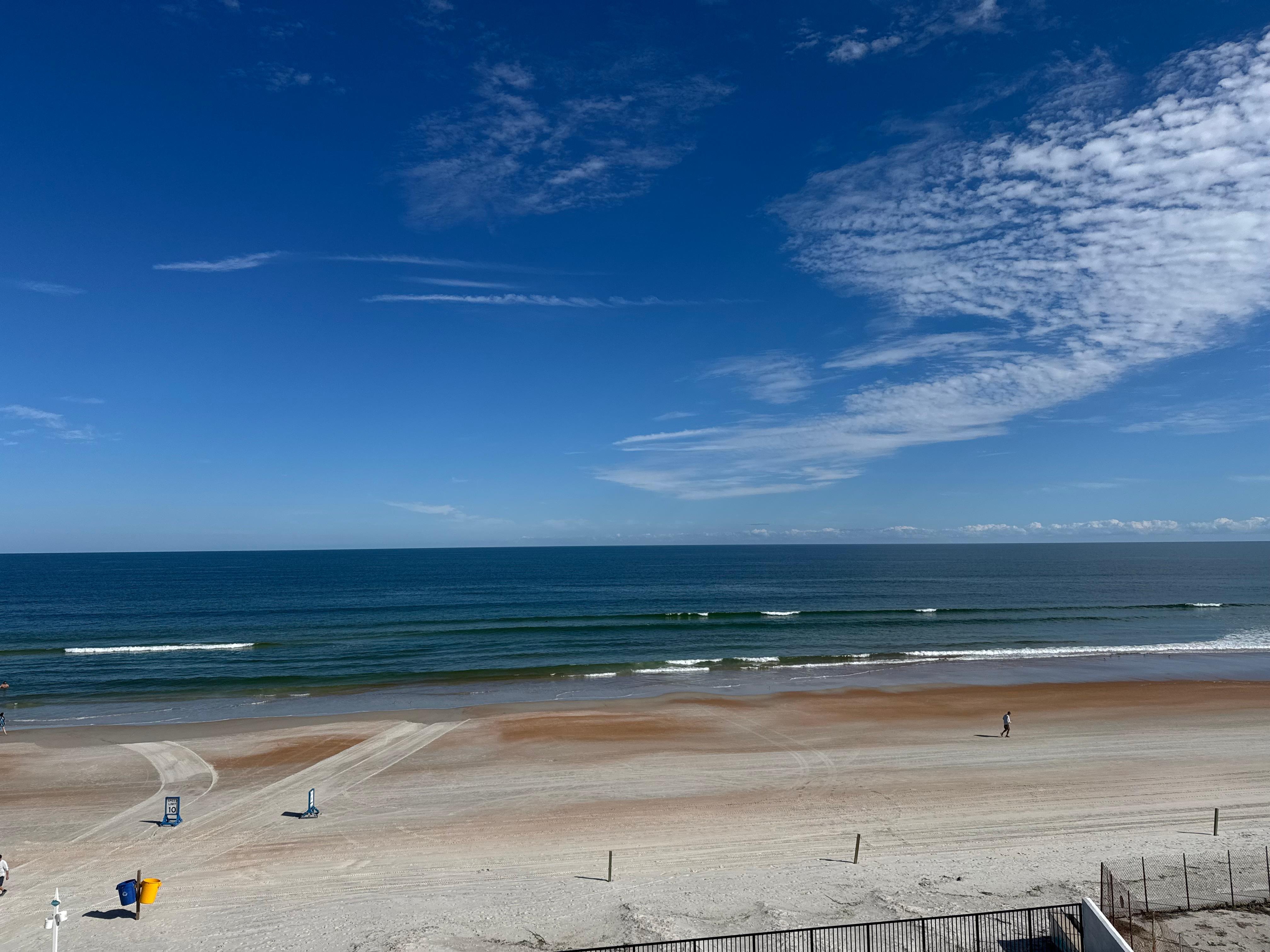 Beautiful view from our balcony 