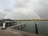 Rainbow over the intracoastal waterway