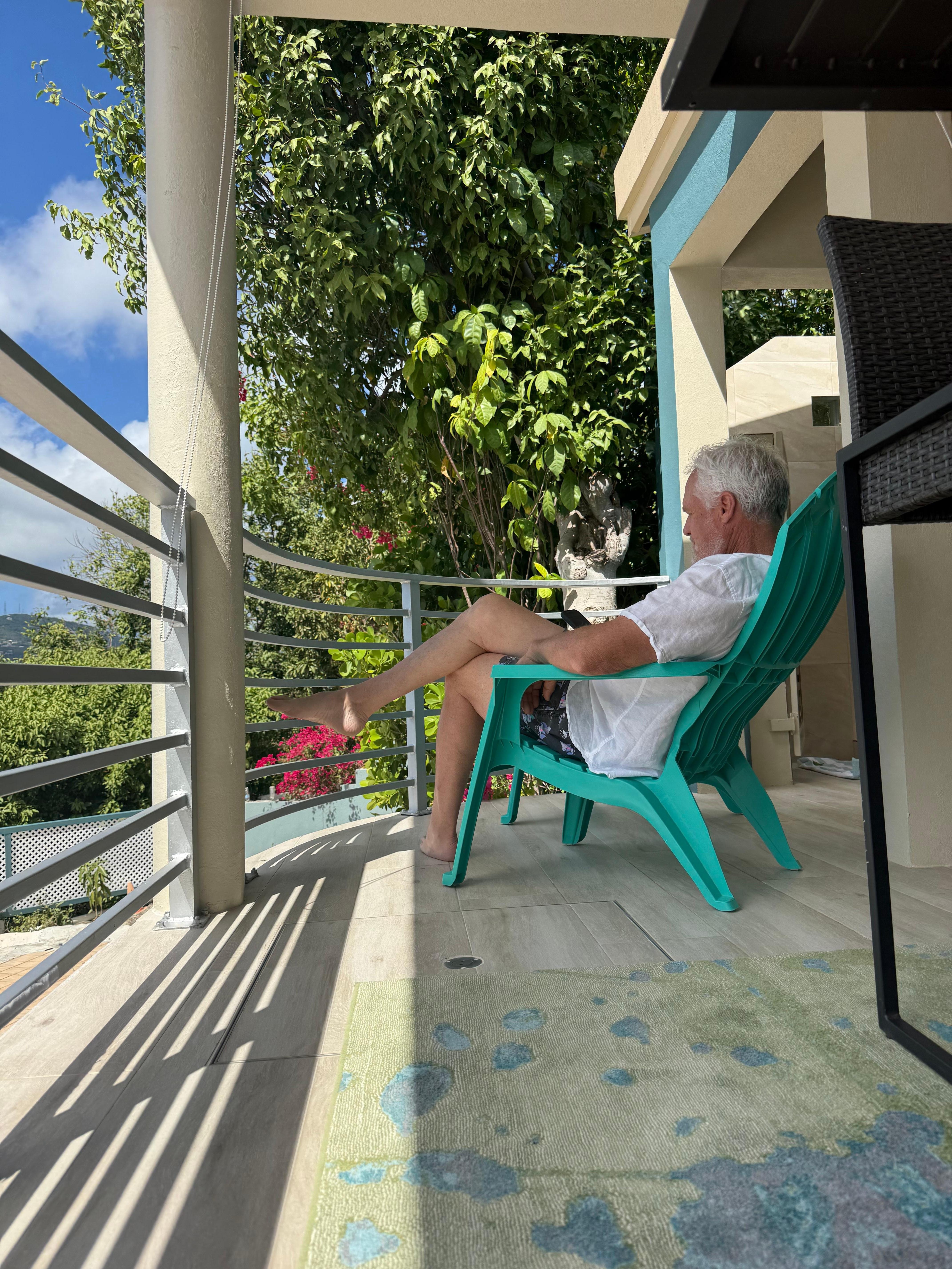 Relaxing with a good book 