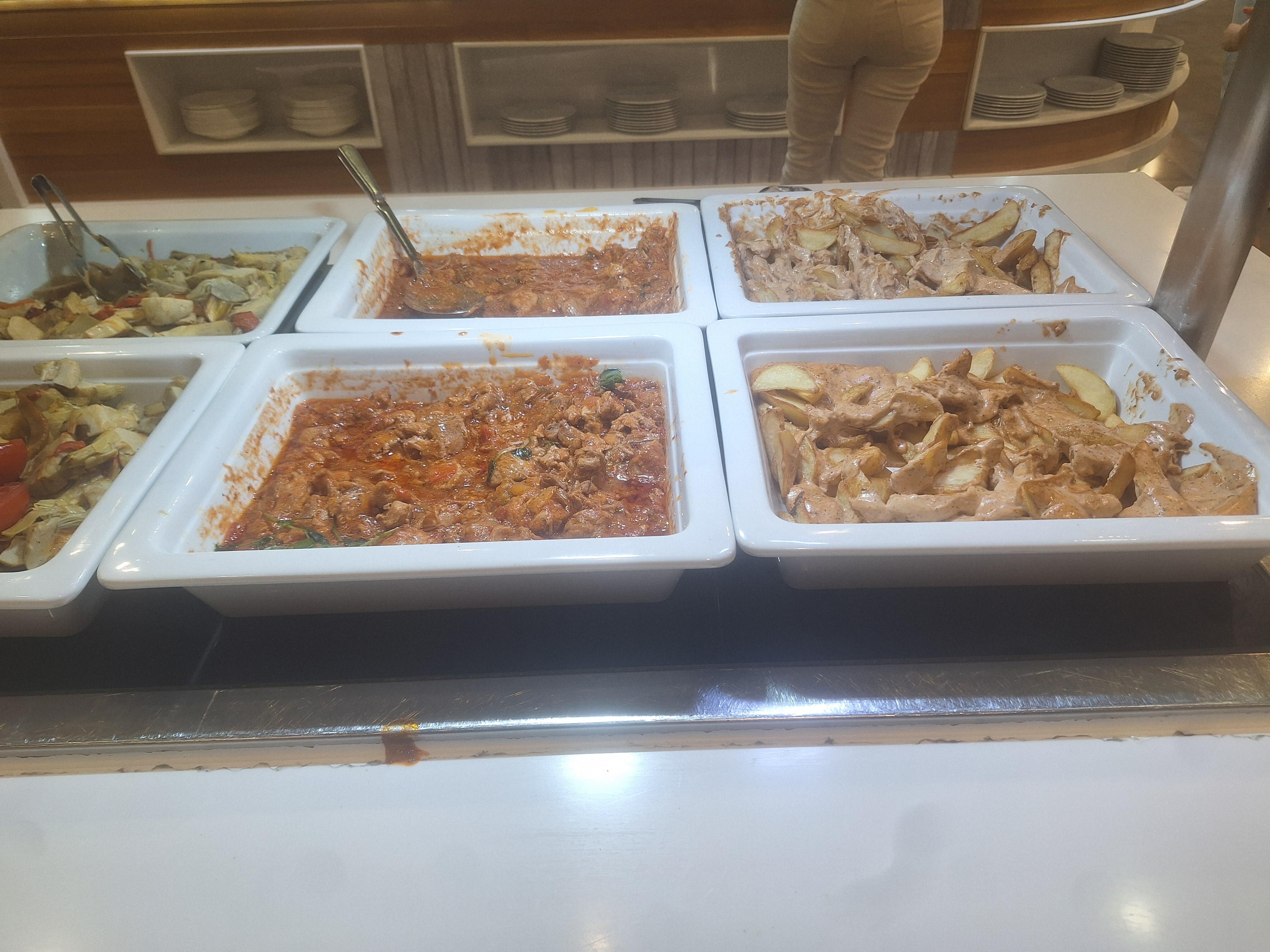 Dinner. This sat out for at least 90minutes.