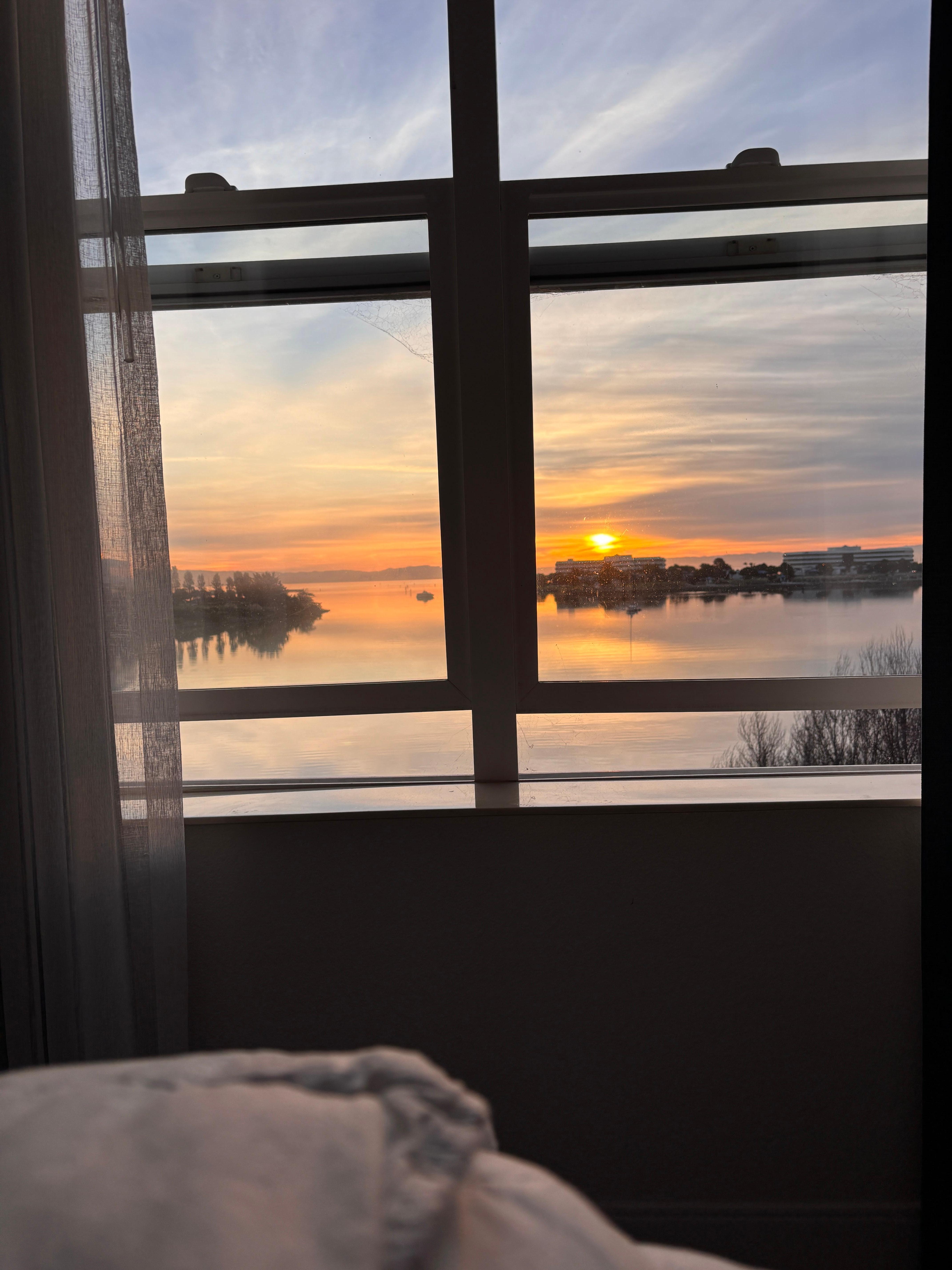 Ausblick aus dem Bett 