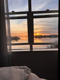 Ausblick aus dem Bett