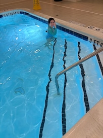 The pool was an added amenity and open until 10pm!