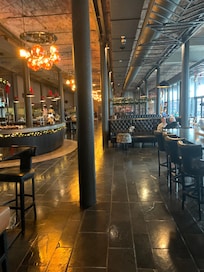 Spacious breakfast area