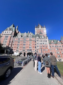 Chateau Frontenac- A must see location, great walking area etc and oodles of restaurants/bars !