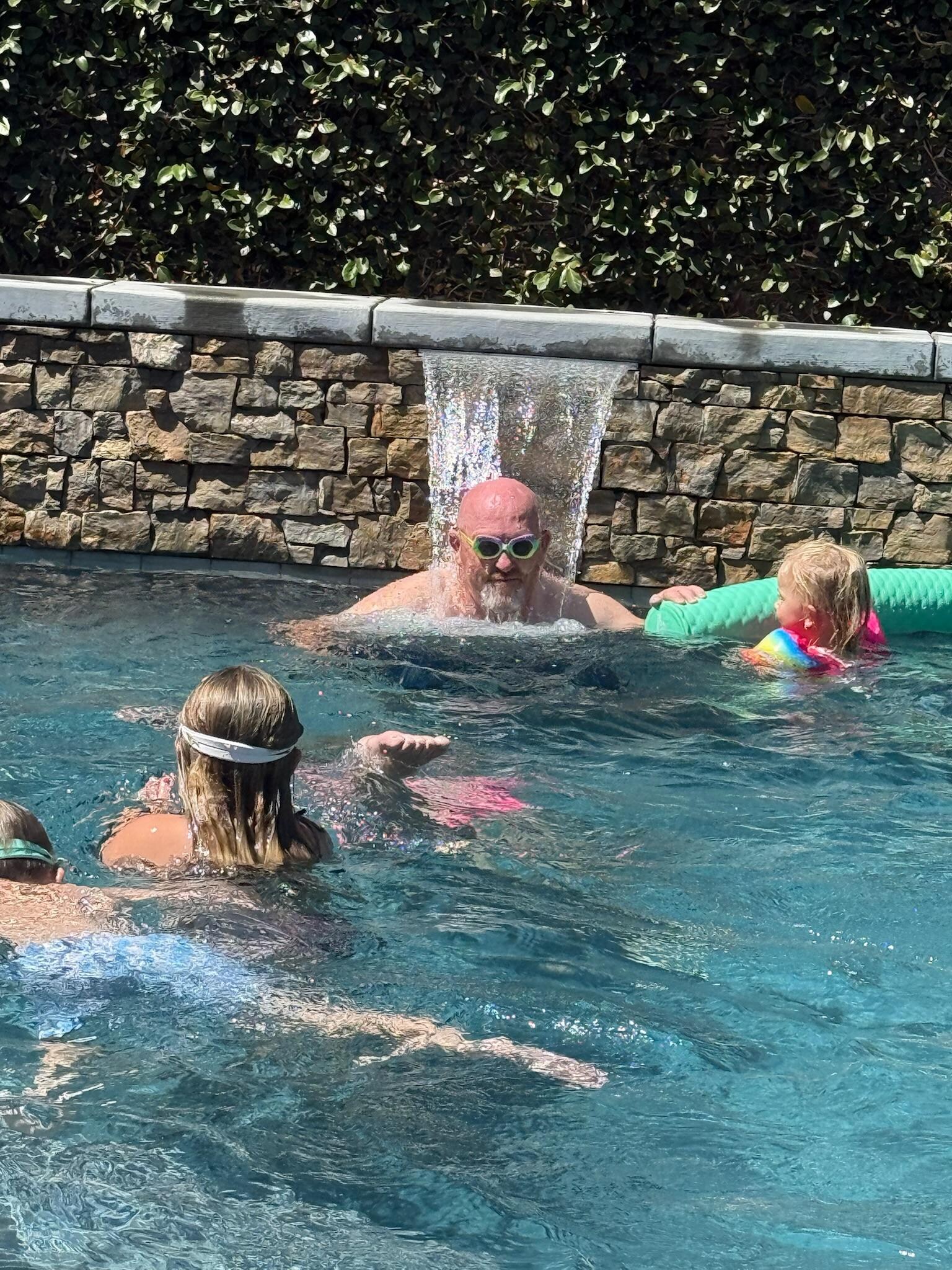 Fun times with grandpa.