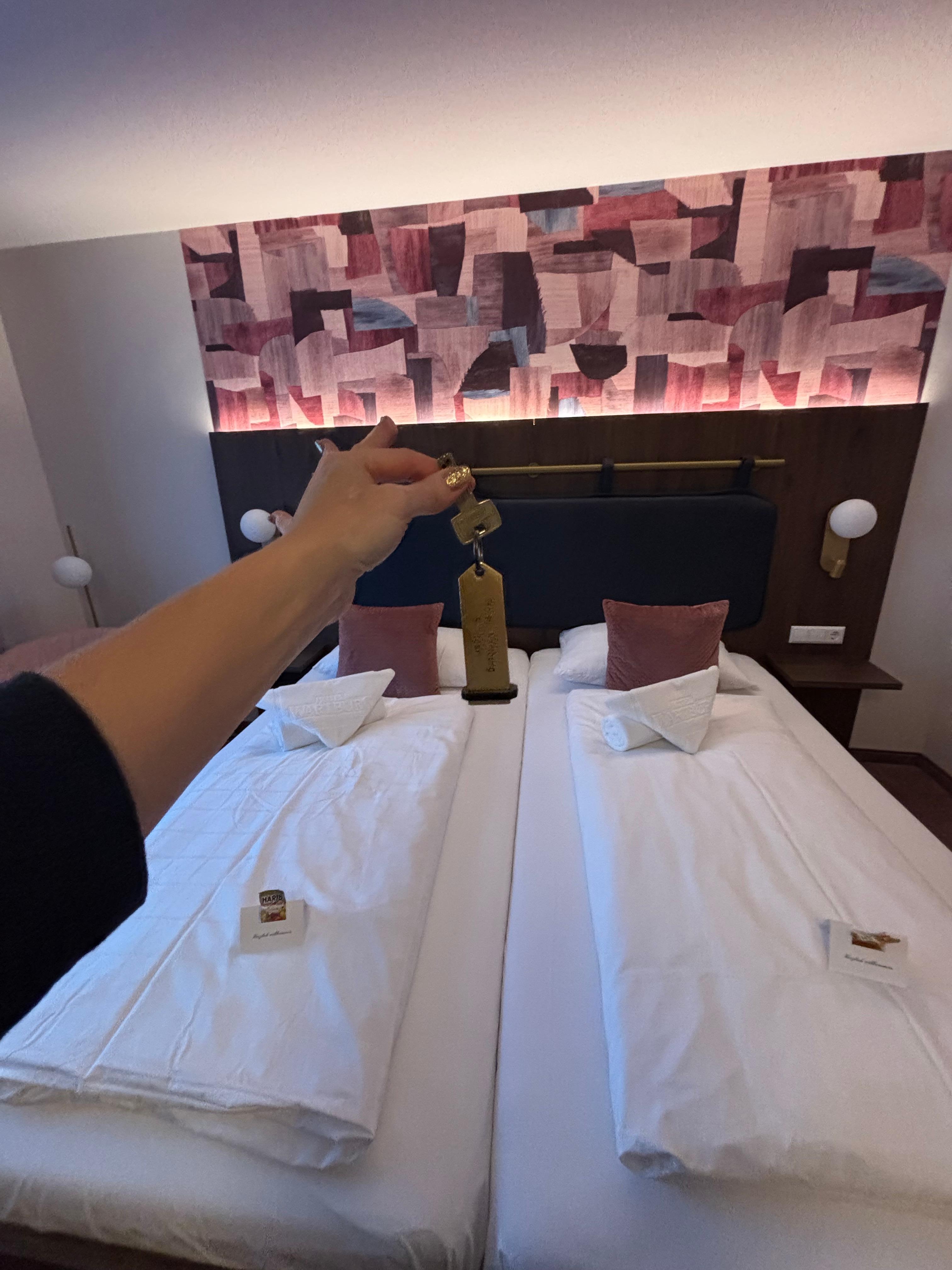 Haribo gummy bear welcome :)