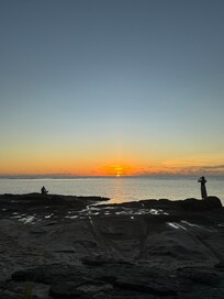 Sunset from the sunset deck bar