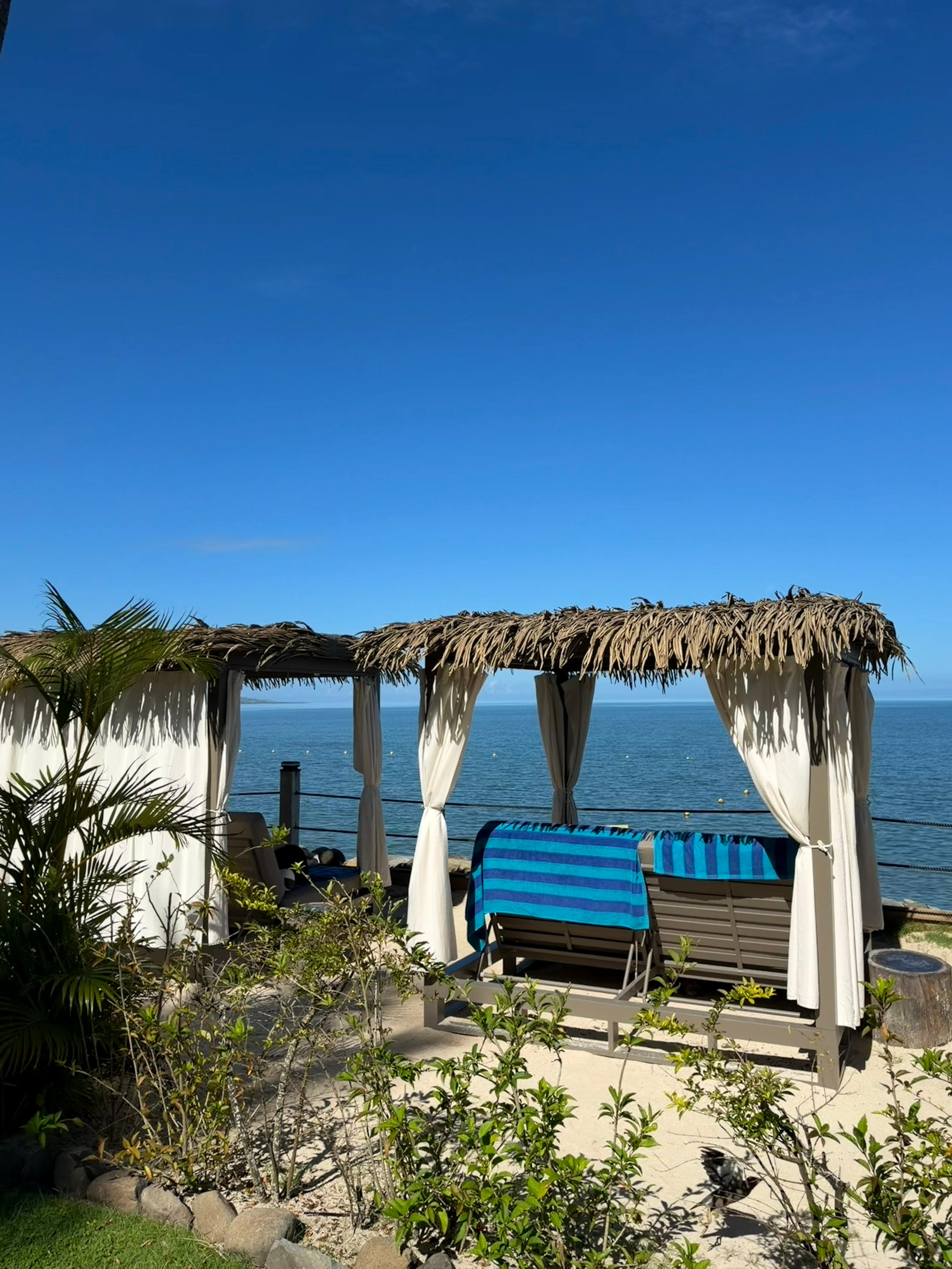 Bures overlooking the ocean