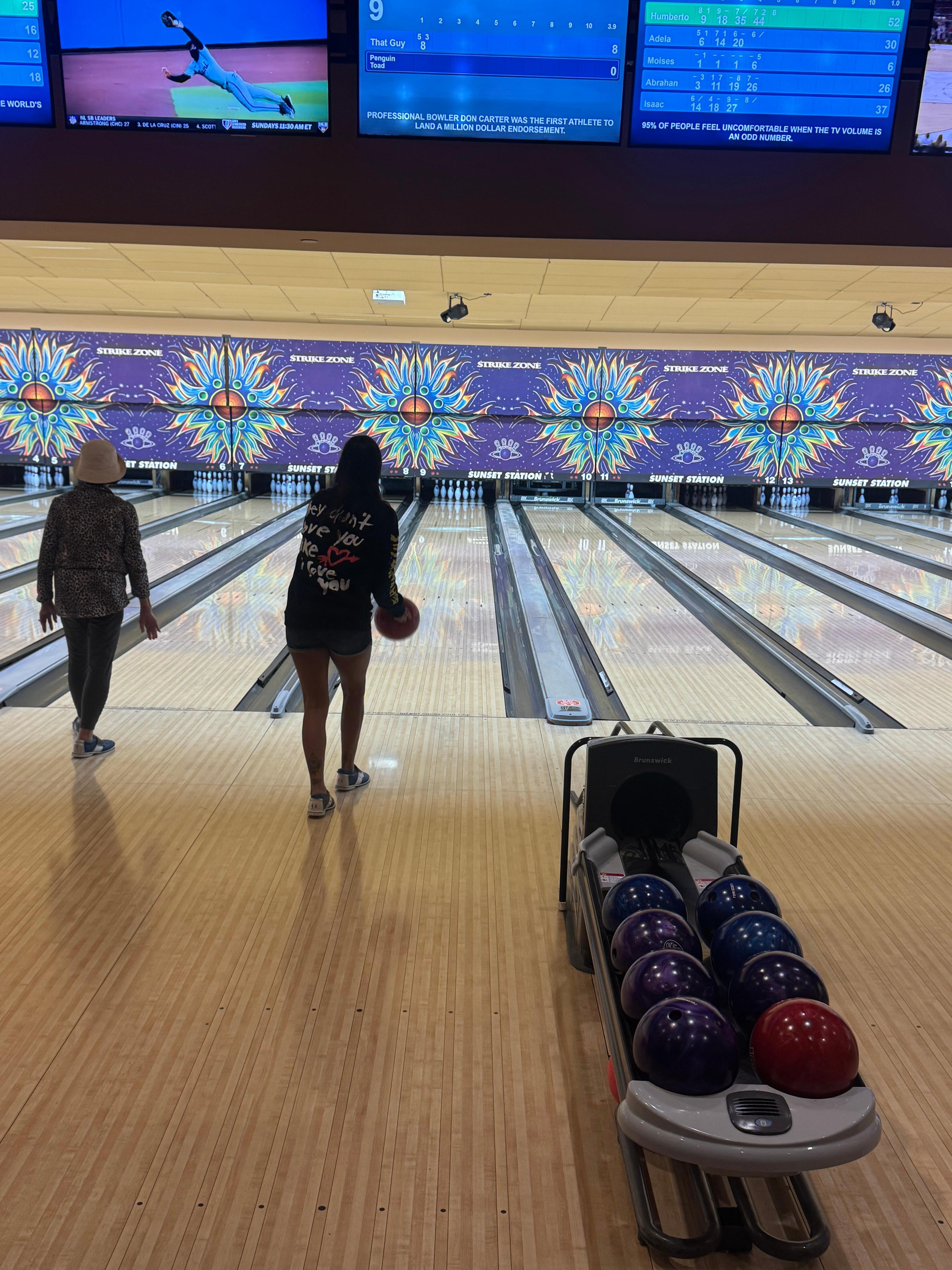 Bowling was fun!