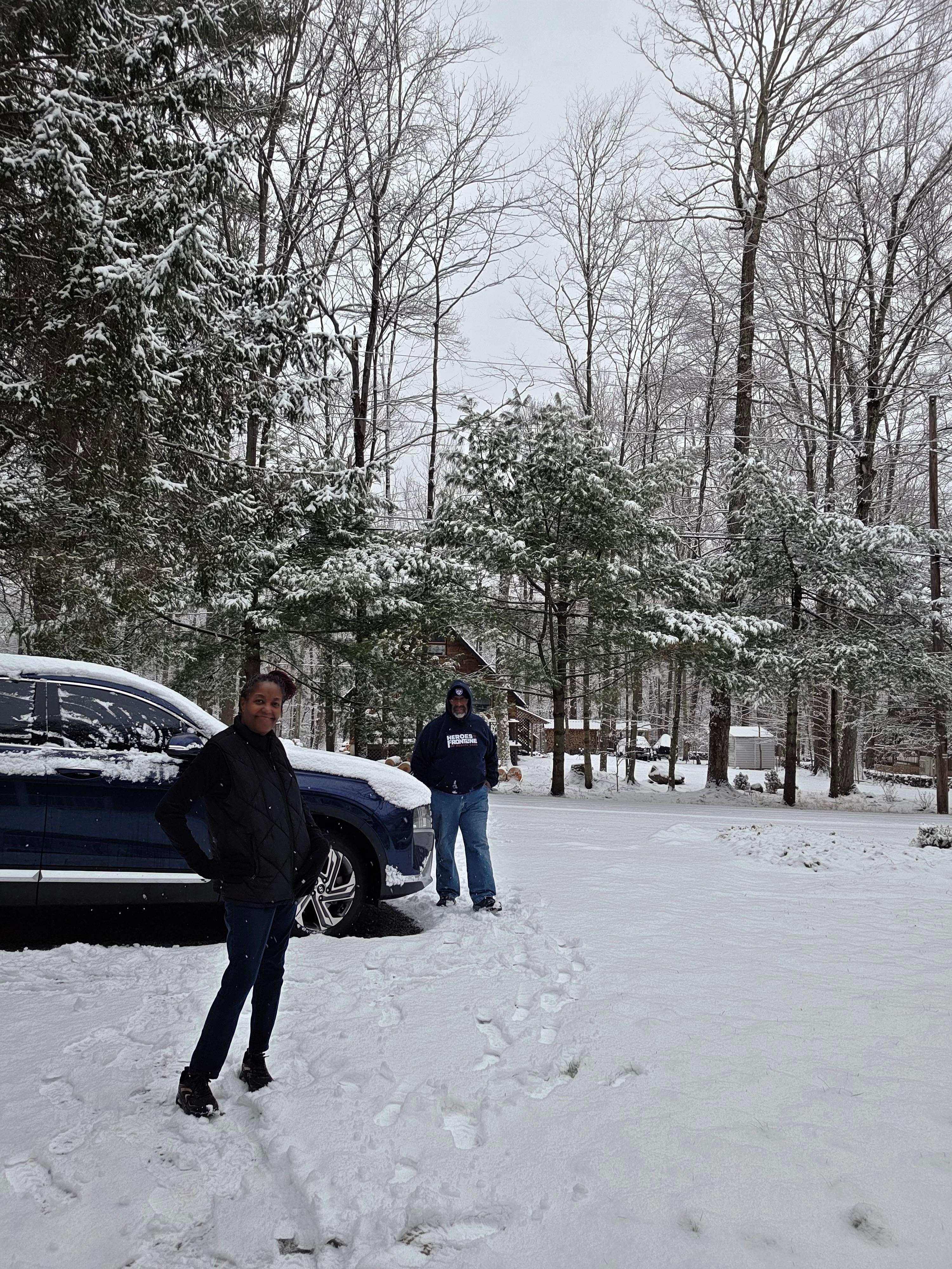 Let it snow, as we wait for the rest of the family!