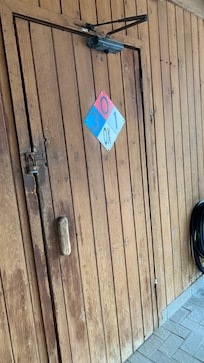 The door to the sauna