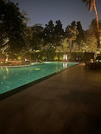 Pool Deck at night