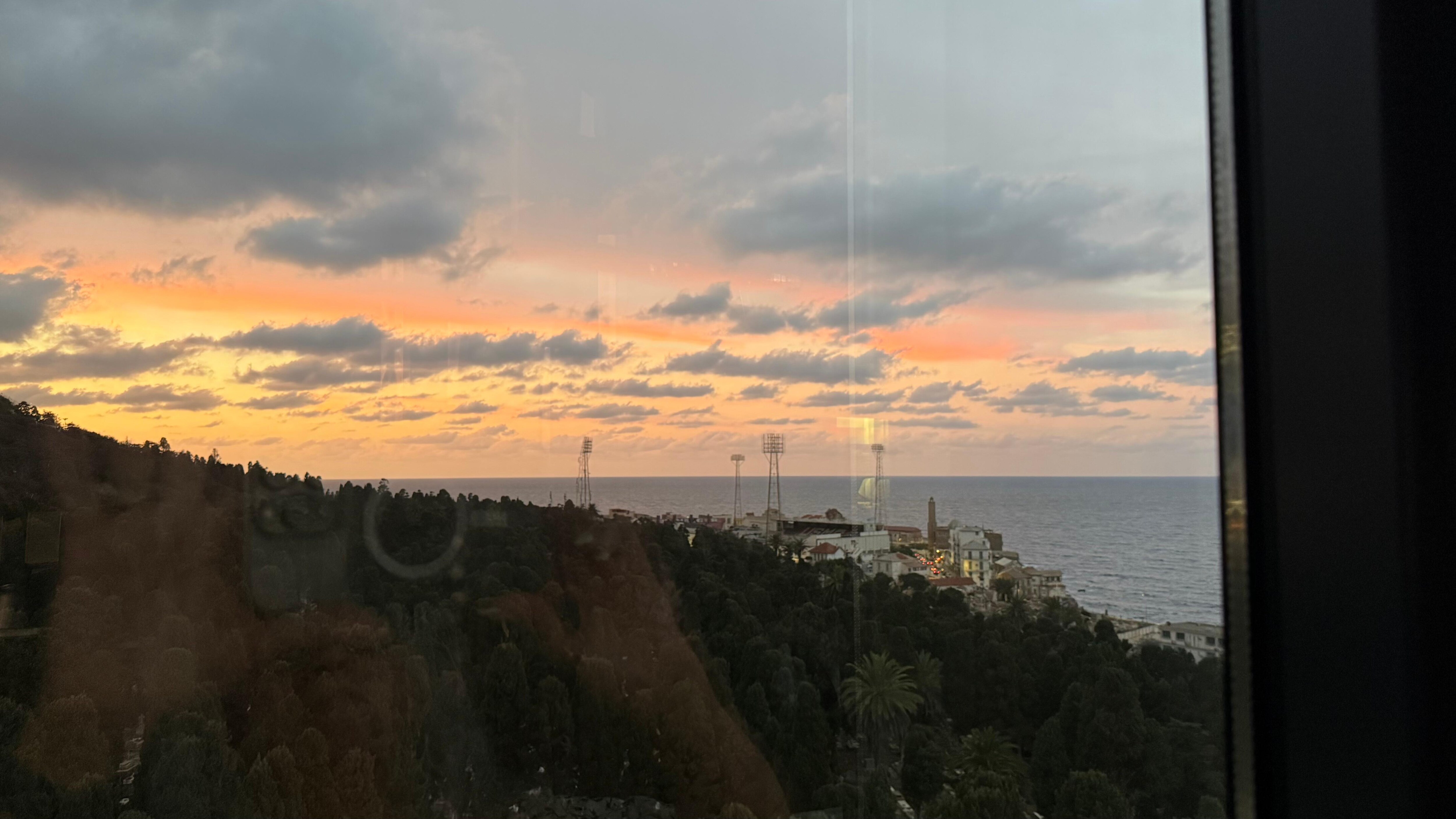 mediterranean at sunset