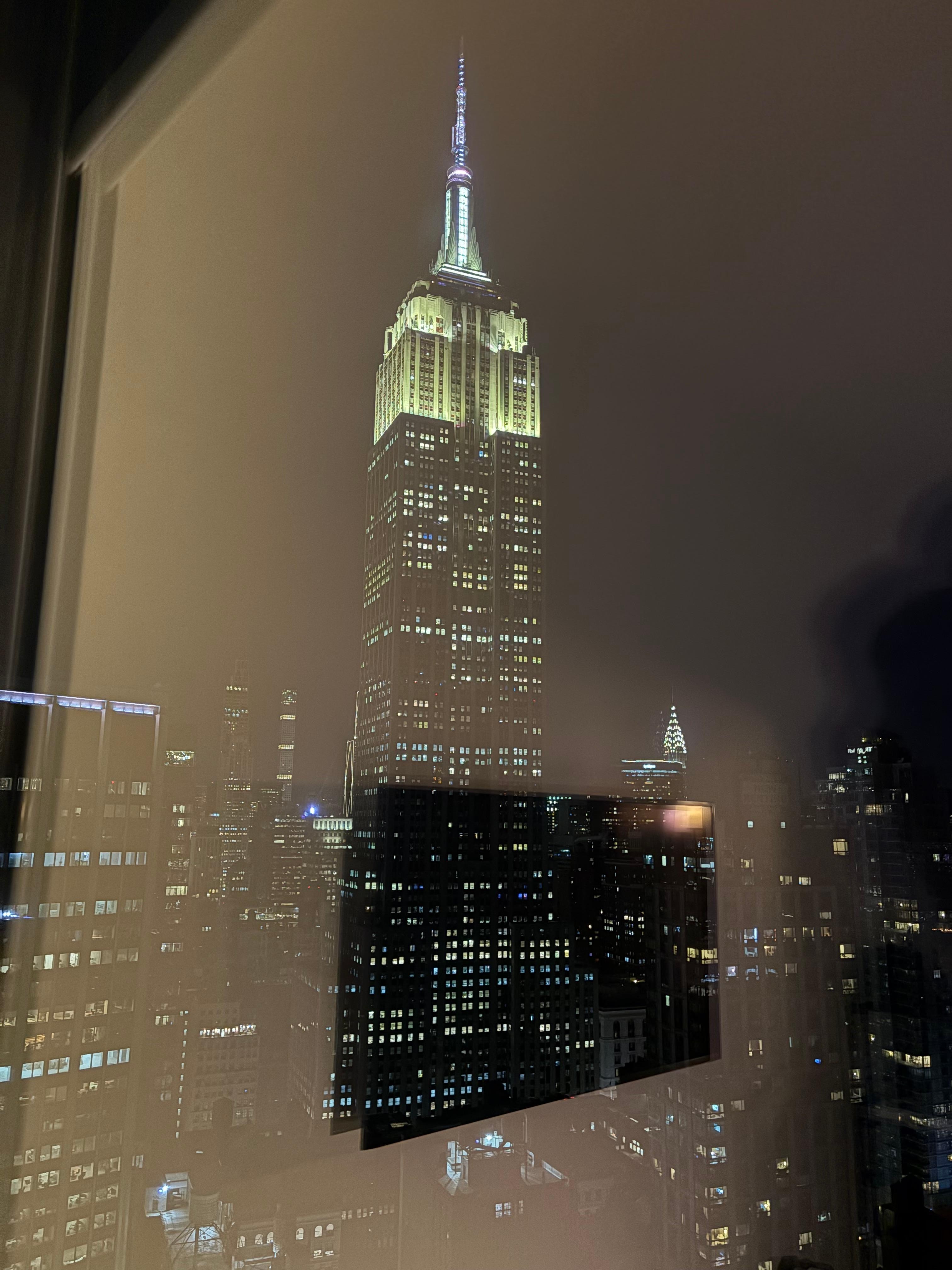 Not a bad view we had.