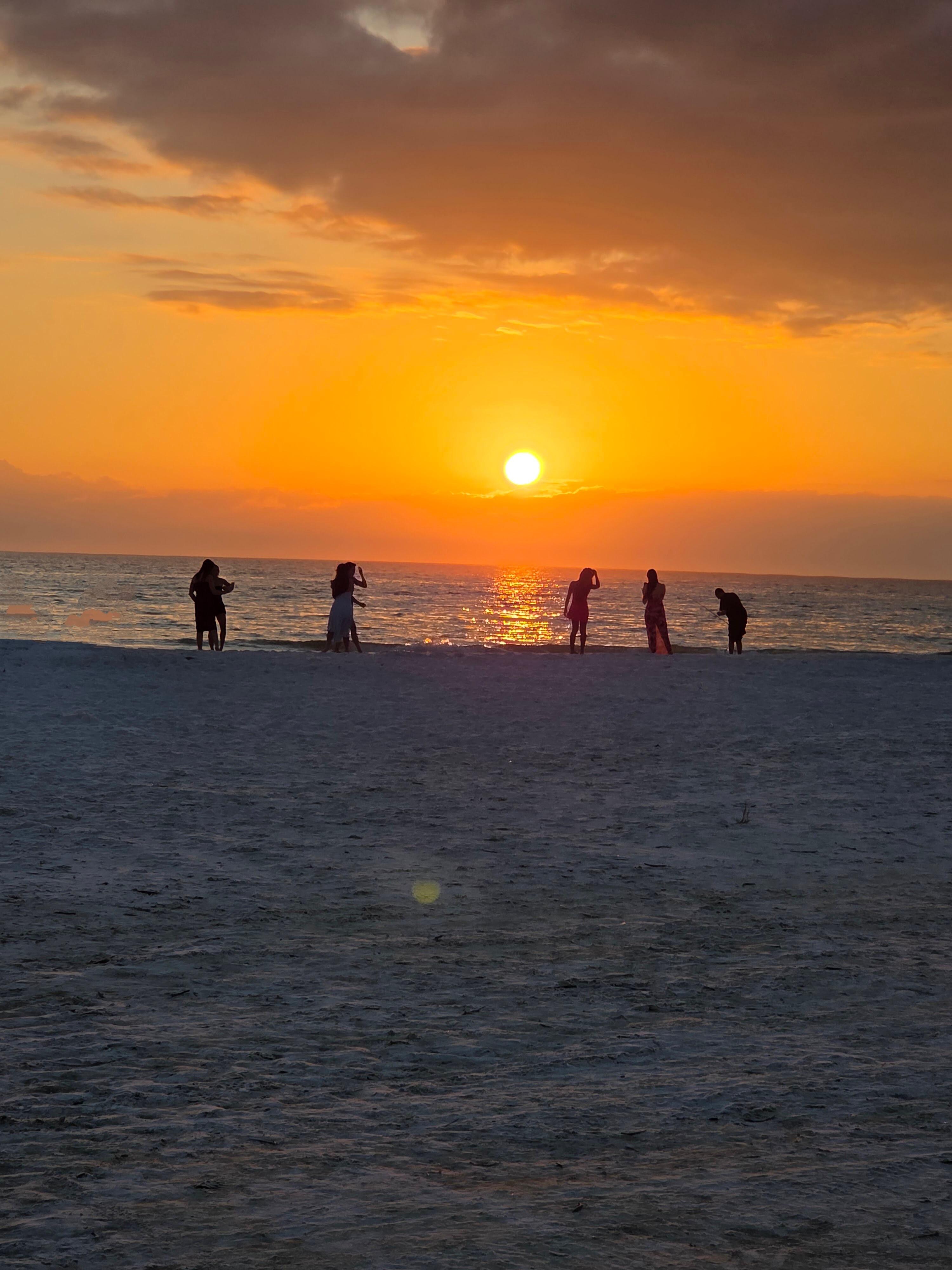 The beach view at 5:15ish just off path 60 steps from Gumbo Limbo suites in November.