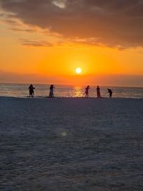 The beach view at 5:15ish just off path 60 steps from Gumbo Limbo suites in November.