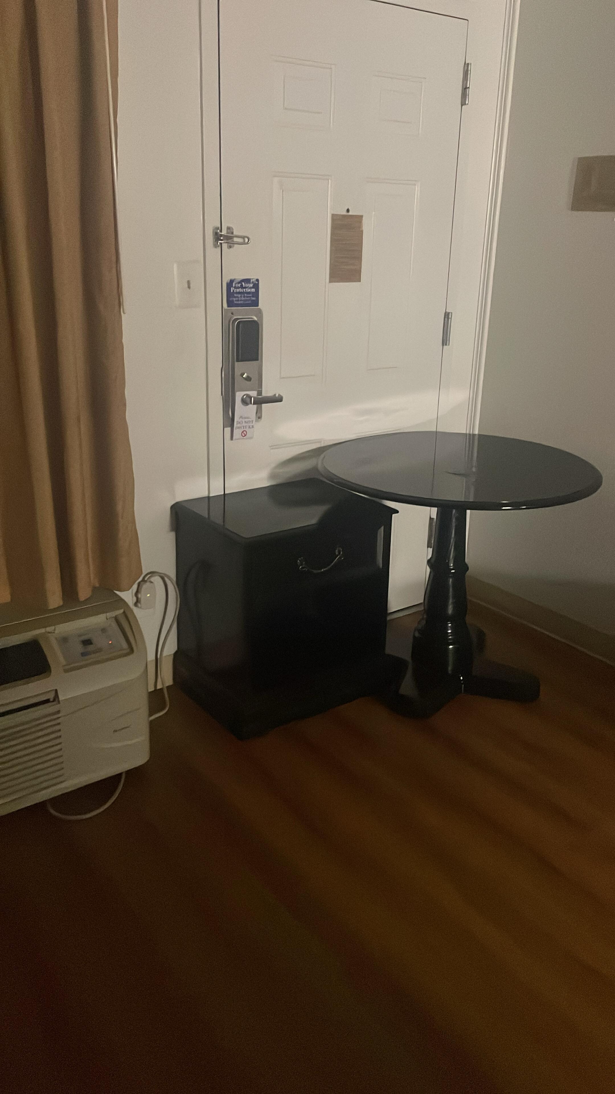 How I secured the door 